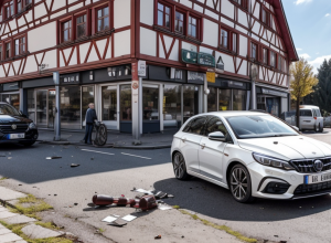 Incident în Germania: Femeie beată a provocat scandal și a distrus proprietate lângă un supermarket din Nörten-Hardenberg