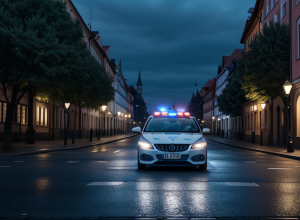 Augsburg, Germania: Șoferiță beată a atacat polițiștii la controlul rutier