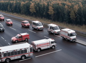 Germania: Poliția și Pompierii cer interdicție de a conduce pentru "spectatorii curioși" de la locul accidentelor