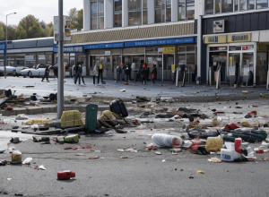 Scandal într-un supermarket din Germania: Clientul agresiv a amenințat angajații și l-a urmărit cu mașina în parcare