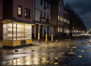 Germania: Tânăr de 21 de ani arestat în Recklinghausen pentru spargerea automatelor dintr-un chioșc
