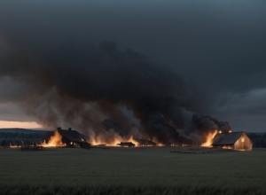 Incendiu devastator la un grajd de cai lângă Osnabrück, Germania: Cinci animale au pierit