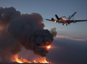 Incident Aviatic în Las Vegas: Motorul unui avion American Airlines a luat foc după decolare