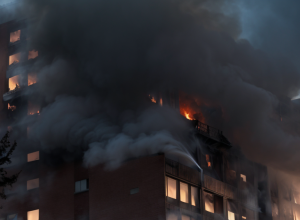 Incendiu puternic în Gelsenkirchen: Pompierii au salvat cinci persoane dintr-o clădire în flăcări