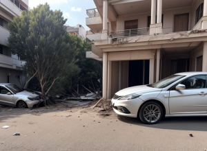 Șoferiță beată a intrat cu mașina într-un balcon din Bochum, Germania: 2,06 promile la test