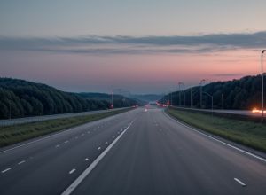 Beat pe trotinetă electrică pe autostradă în Germania: oprit de poliție