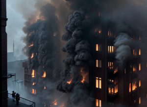 Explozie și incendiu în Cleveland: O mamă și-a aruncat bebelușul pe geam pentru a-l salva