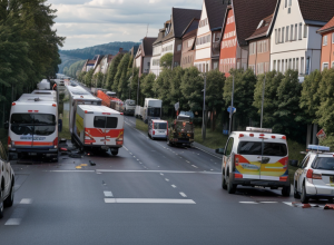 Accident fatal în Germania: Șoferul unui scuter a murit după ce a fost lovit de un camion în Gevelsberg