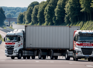Vama Germană a încasat peste 7.700 de euro datorie de la un șofer de camion pe autostrada A30