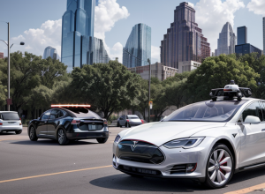 Start haotic pentru robotaxiurile Tesla: Frânări bruște, depășiri riscante și investigație oficială