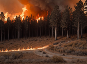 Incendiu forestier masiv lângă Dresda: Peste 100 de pompieri luptă cu flăcările pe fondul secetei și caniculei