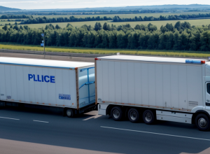 Camion cu alimente perisabile oprit de poliție în Germania: Risc major pe autostrada A61 din cauza temperaturii necorespunzătoare