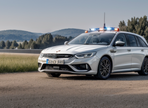 Poliția din Heidelberg a salvat o barză epuizată de pe marginea autostrăzii B37