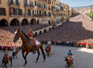 Michael Douglas, uimit la un festival tradițional de cai în Menorca: Starul de la Hollywood, printre localnici