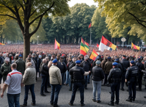 Protest la Berlin: Deputați AfD fug din Parcul Görlitzer sub protecția poliției