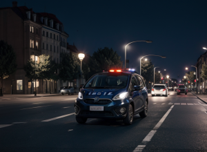 Scuterist oprit de poliție în Mannheim după ce a trecut pe roșu: purta un cuțit ilegal