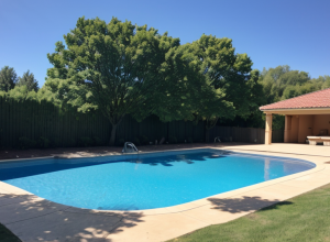 Inspirat: Pensionar, fost înotător, și-a construit o piscină de 12 metri singur