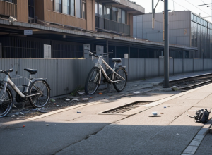 Un bărbat a fost prins în gara din Magdeburg cu bicicletă electrică furată și droguri