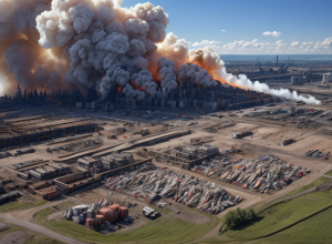 Incendiu major la un centru de reciclare din Mannheim: Fără victime, pagube în curs de estimare