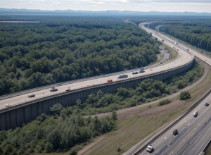 Incendiu devastator pe autostrada A2 din Germania: Un TIR a ars complet după o pană, șoseaua rămâne închisă