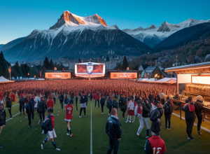 Prețuri exorbitante în Fan Zone EURO 2025 din Elveția: bere la 7€, raclette la 22€