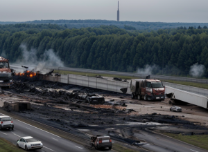 Autostrada A2 din Germania, închisă zile întregi după un incendiu de camion uriaș