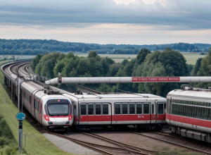 Atac cu toporul într-un tren ICE în Germania: Mai mulți pasageri răniți