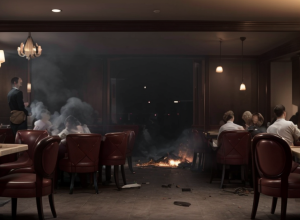 Moment de groază într-un restaurant din Ciudad de Mexico: Un laptop a explodat brusc