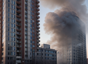 Incendiu în Germania: O friteuză cu aer cald a provocat un foc în bucătăria unui bloc de locuințe