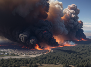 Incendiu masiv de pădure amenință Marsilia: Aeroportul a fost închis, mii de oameni în pericol