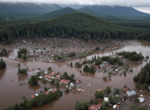 SUA: Inundații rapide devastatoare în New Mexico, clădiri luate de ape