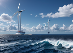 China a lansat cea mai puternică turbină eoliană plutitoare din lume