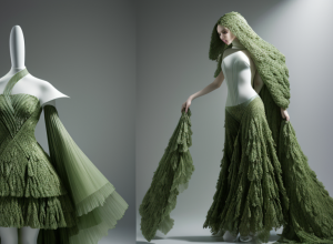 Inovație în modă: Caroline Zimbalist transformă algele marine în piese de haute couture