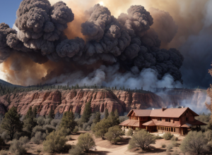 Incendiu devastator în Grand Canyon: Un hotel istoric, ars din temelii, sute de evacuați și o parte a parcului închisă