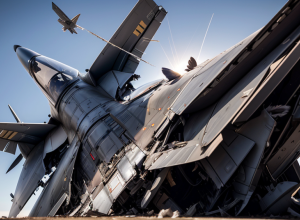 Coliziunea spectaculoasă dintre un Eurofighter și un pescăruș la 950 km/h: imagini incredibile de la un show aerian din Spania