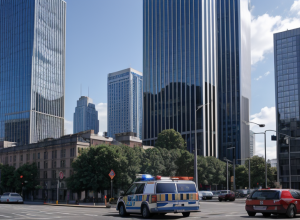 Atac armat sângeros într-un zgârie-nori din New York: Patru morți, inclusiv un polițist