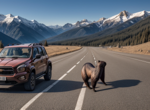Lupta marmotelor provoacă haos în trafic în China: Un incident neașteptat
