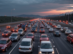 Accident în lanț pe autostrada A2 din Austria: 33 de mașini implicate