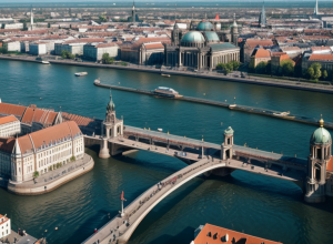 Râul Spree din Berlin, punct de atracție pentru scăldători, în ciuda unei interdicții de 100 de ani