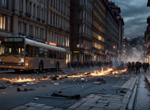 Lausanne, Elveția: Revolte violente după moartea unui adolescent în timpul unei urmăriri a poliției