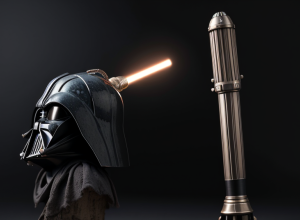 Sabia laser a lui Darth Vader din „Războiul Stelelor”, vândută la licitație cu un preț record de 3,65 milioane de dolari