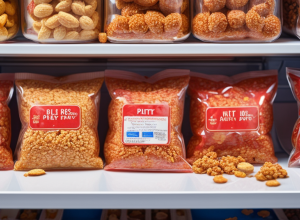 Rewe recheamă de urgență "Party-Nüsse Paprika" din cauza fragmentelor de plastic