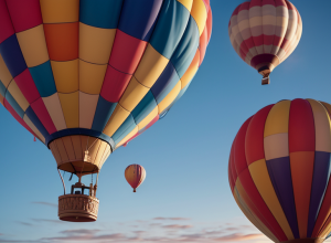 Incident la târgul din Derbyshire: Un balon cu aer cald scăpat de sub control s-a izbit de un stâlp