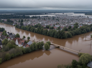 Inundații în Willich, Germania: Nivelul râului Niers crește, evacuări de urgență în curs
