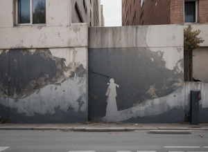 Din nou dispărută: O nouă pictură Banksy a fost ștearsă la scurt timp după apariție