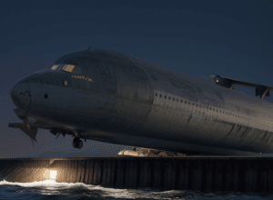 Tragedie pe Aeroportul din Hong Kong: Un Boeing 747 s-a prăbușit în mare după coliziunea cu o mașină de serviciu, doi morți