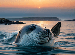 Surpriză pe Firth of Clyde: O focă îndrăzneață a uimit pescarii