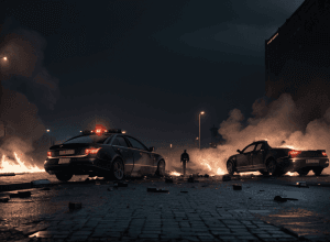 Revolte violente în Dublin: Tentativă de asalt asupra unui centru de azil cu „care de luptă”