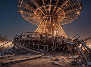 Moment de șoc în Indonezia: Un carusel s-a prăbușit la un festival din Java Centrală, mai multe persoane rănite