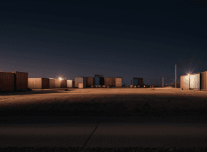 Container furat dintr-o gară de marfă din Dinslaken: Hoții au folosit un camion special